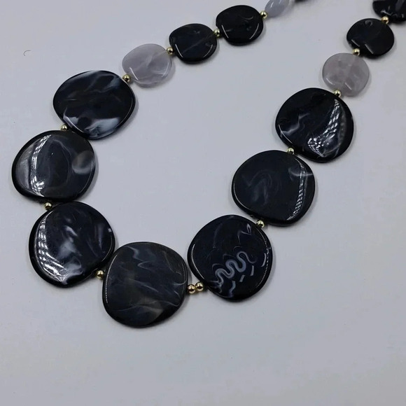 Fashion Accessories | Black Statement | Gold Accent beads | 2 piece set - Picture 2 of 4